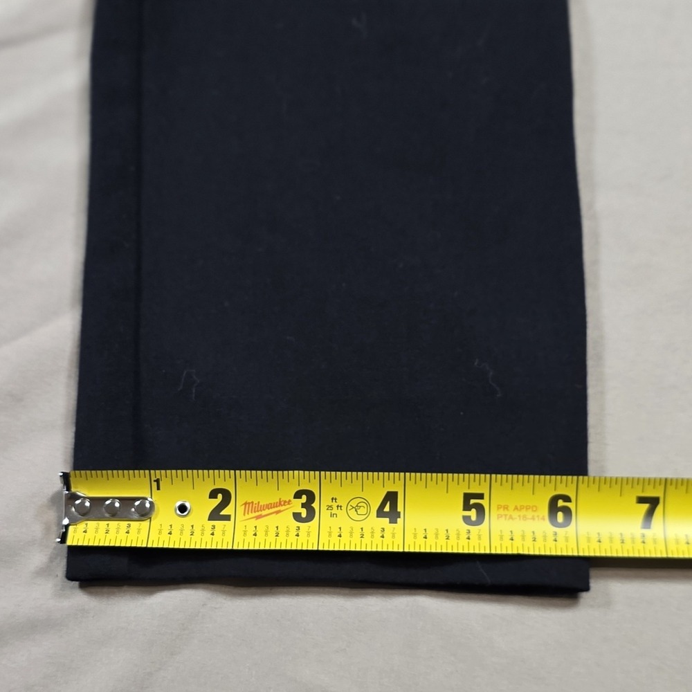 Calvin Klein Womens Sz2 Black Dress Pants Gold Zipper Accent Stretch - Picture 11 of 11